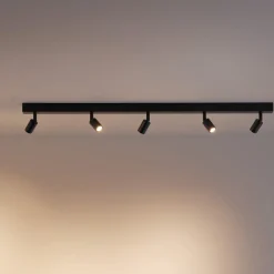 Northlight Leon taklampe med 5 spotlighter, 80 cm