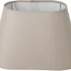 Northlight liten, oval lampeskjerm i stoff, 22 x 15 cm