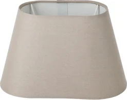 Northlight liten, oval lampeskjerm i stoff, 22 x 15 cm