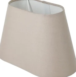 Northlight liten, oval lampeskjerm i stoff, 22 x 15 cm
