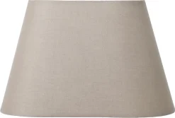 Northlight liten, oval lampeskjerm i stoff, 22 x 15 cm