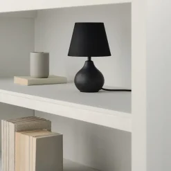 Northlight Meja bordlampe svart keramikk, 23 cm