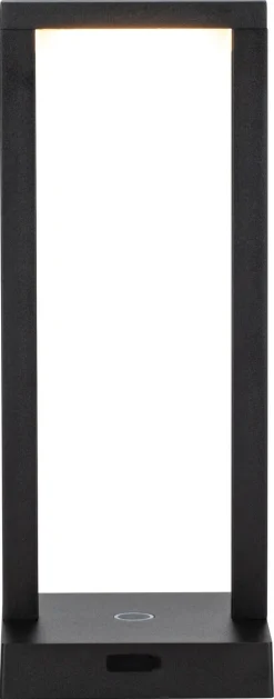 Northlight oppladbar bordlampe USB, svart
