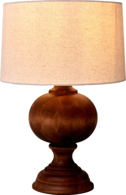 Northlight Otilia bordlampe i tre, 45 cm