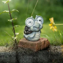 Northlight solcellebelysning hagefigur snegle