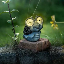 Northlight solcellebelysning hagefigur snegle