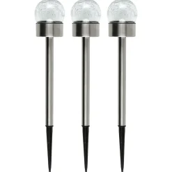 Northlight solcellebelysning minipullert med kule 3-pakning