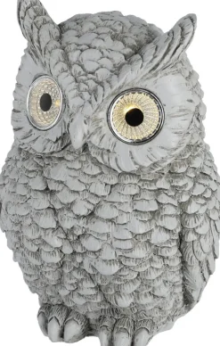 Northlight solcellebelysning hagefigur ugle