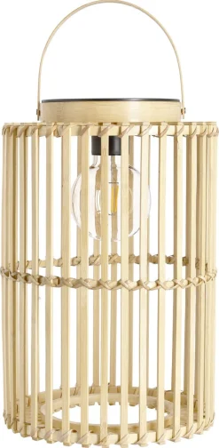 Northlight solcellelykt bambus