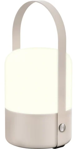 Northlight solcellelykt med hank, oppladbar, USB-C