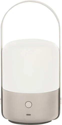 Northlight solcellelykt med hank, oppladbar, USB-C