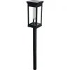 Northlight solcellelykt på spyd svart 53 cm