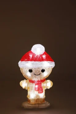 Northlight LED-pepperkakemann, utendørsbelysning, 22 cm
