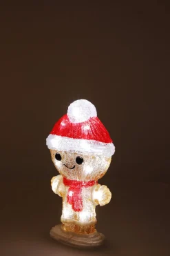 Northlight LED-pepperkakemann, utendørsbelysning, 22 cm