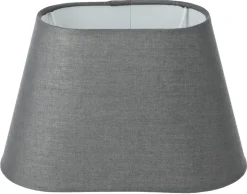 Northlight liten, oval lampeskjerm i stoff, 22 x 15 cm