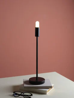 Northlight oppladbar lampefot, 46,5 cm, svart