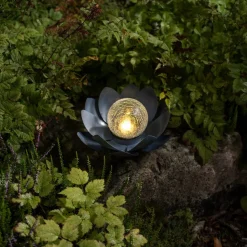 Northlight solcellebelysning Lotus, metall