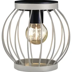 Northlight solcellelykt kurvlykt rund, 15,5 cm