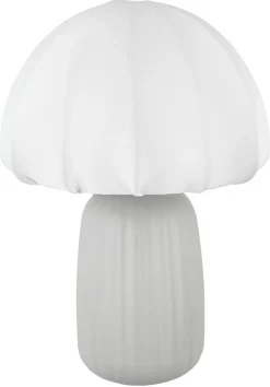 Northlight Tara bordlampe i keramikk og tekstil, 35 cm