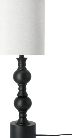 Northlight Vera bordlampe med linskjerm, 62 cm