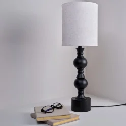 Northlight Vera bordlampe med linskjerm, 62 cm