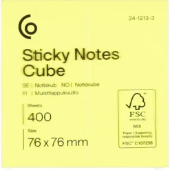 Notatblokk kube, 400 notatlapper