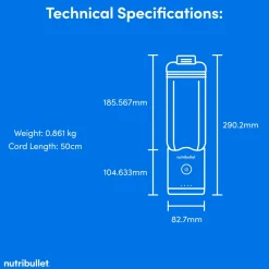 Nutribullet Flex bærbar blender, batteridrevet