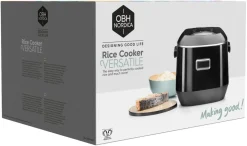 OBH Nordica Versatile riskoker, 2 liter, svart
