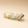 Oppbevaringsboks justerbar transparent grønn 23–36,5 cm