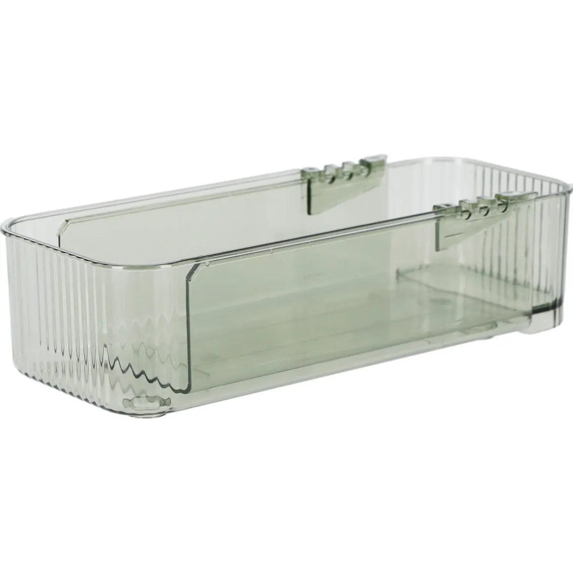 Oppbevaringsboks justerbar transparent grønn 23–36,5 cm
