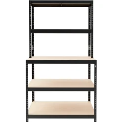 Oppbevaringshylle med arbeidsbenk, 100 x 30 x 180 cm