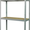 Oppbevaringshylle metall, 90x40x180 cm