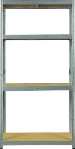 Oppbevaringshylle metall, 90x40x180 cm