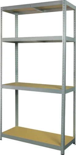Oppbevaringshylle metall, 90x40x180 cm