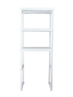 Oppbevaringshylle til over vaskemaskin, 75 x 57,5 x 187 cm