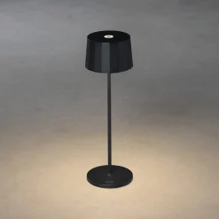 Oppladbar bordlampe Positano USB Konstsmide, utendørs