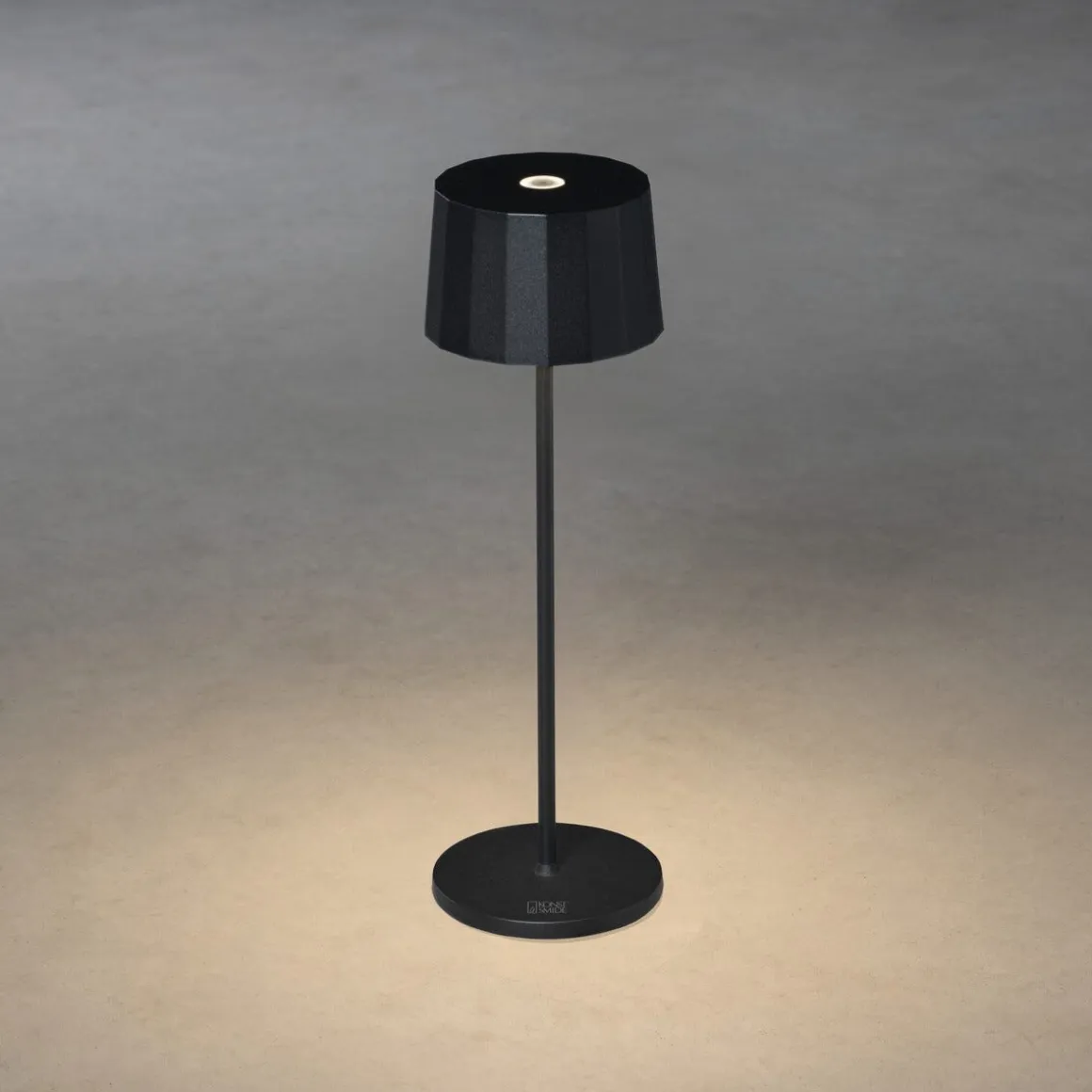 Oppladbar bordlampe Positano USB Konstsmide, utendørs