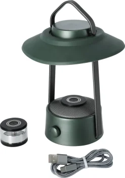 Oppladbar campinglykt med elektrisk telys