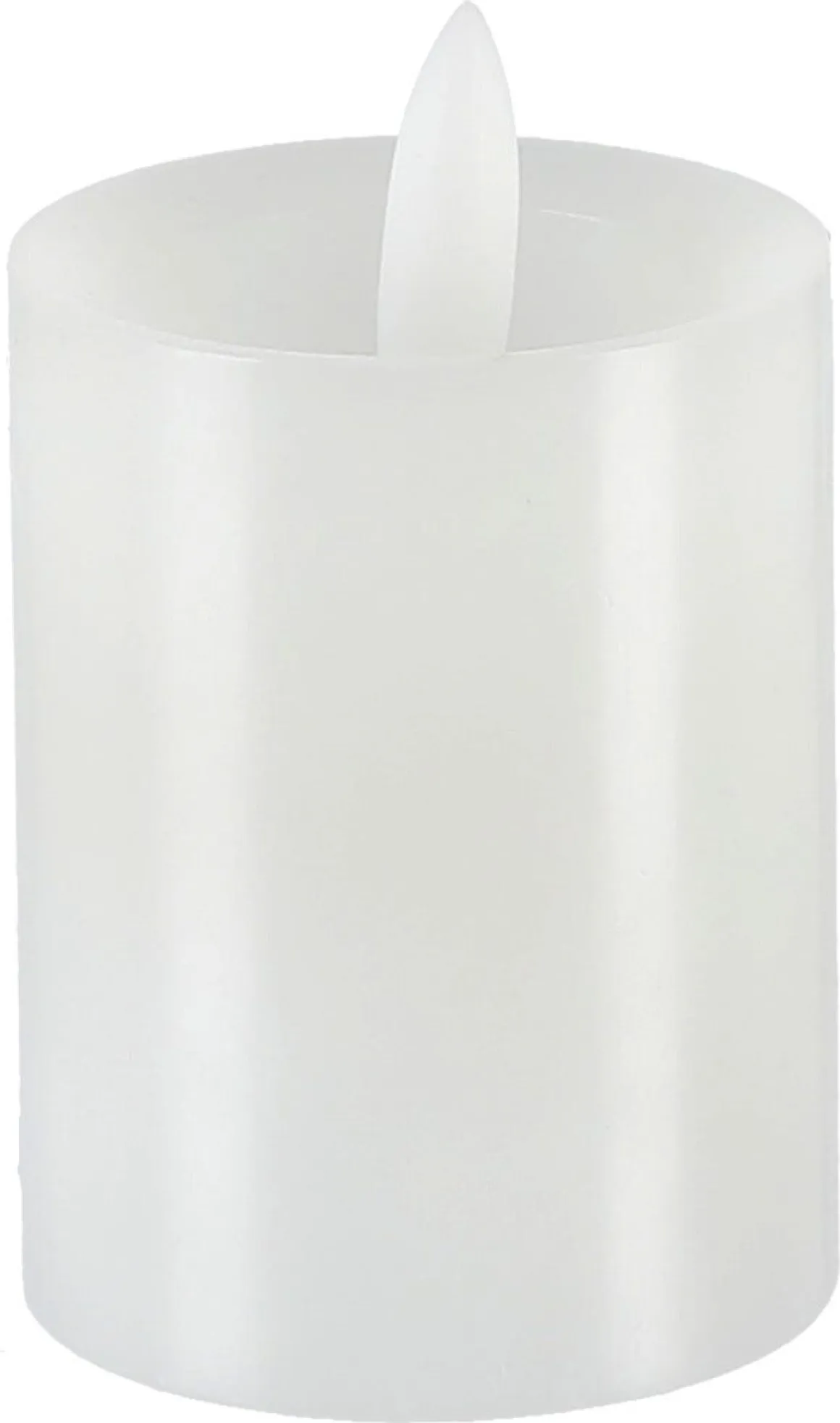 Oppladbare LED-kubbelys, 5 x 6,5 cm, 2-pakning