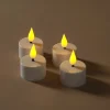Oppladbare LED-telys 4-pakning Northlight med lader
