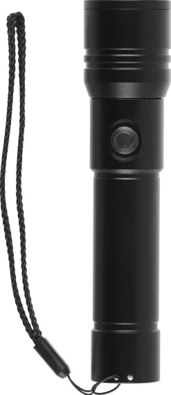 Oppladbar lommelykt LED, 250 lumen, IP44, Asaklitt
