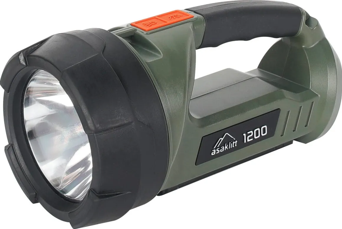 Oppladbar lyskaster og arbeidslampe, 1200 lumen