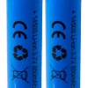 Oppladbart batteri 14500 med beskyttelseskrets, 3,7 V/850 mAh Li-Ion, 2-pakning