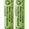 Oppladbart batteri AAA/HR03 300 mAh Solar, 2-pakning