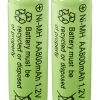 Oppladbart batteri AA/HR6 800 mAh Solar, 2-pakning