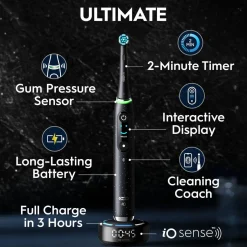 Oral-B iO 10 elektrisk tannbørste, 7 børstemodi