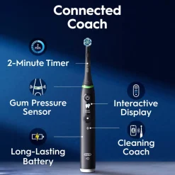 Oral-B iO6 Duo elektrisk tannbørste, 5 børstemodi, 2-pakning