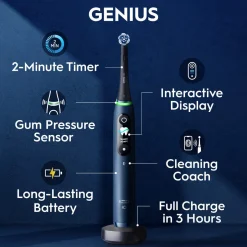 Oral-B iO9 elektrisk tannbørste, 7 børstemodi