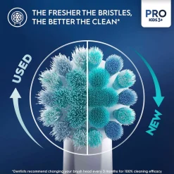 Oral-B Pro Kids 3+ børstehoder refill, 4-pakning