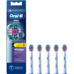 Oral-B 3D White børstehode, 5-pakning